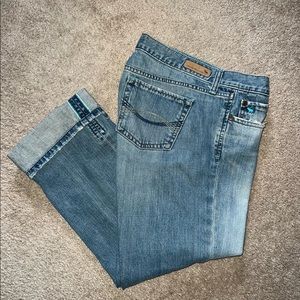 Women’s Abercrombie & Fitch jean crops, size 8